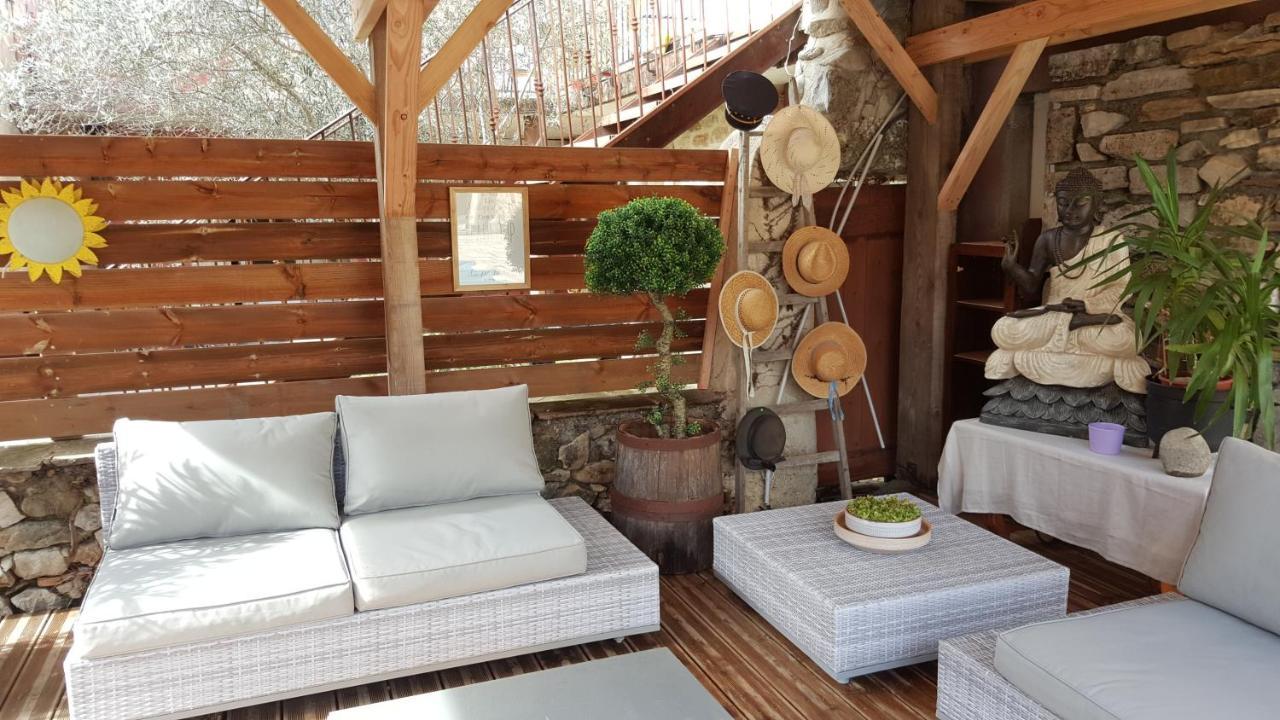 L'Olivier Chez Mame Marthe Villa Vallon-Pont-dʼArc Dış mekan fotoğraf