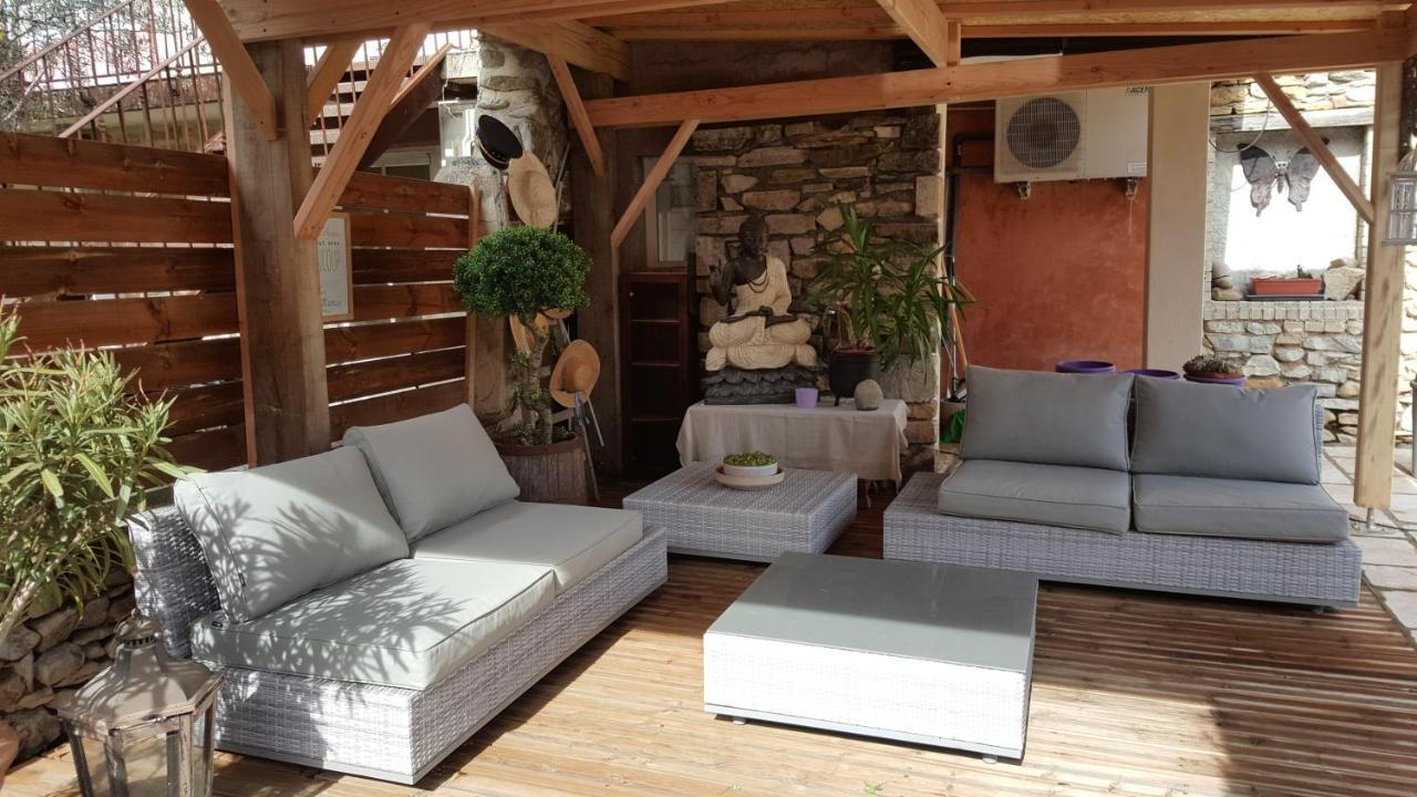 L'Olivier Chez Mame Marthe Villa Vallon-Pont-dʼArc Dış mekan fotoğraf